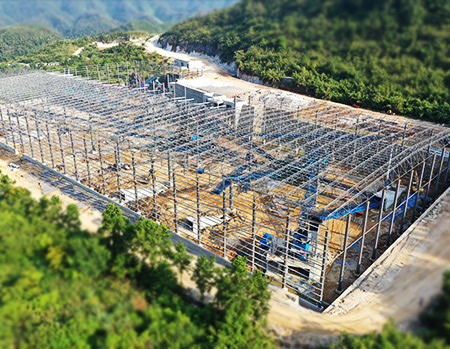 安徽池州時產(chǎn)2000噸EPC生產(chǎn)線